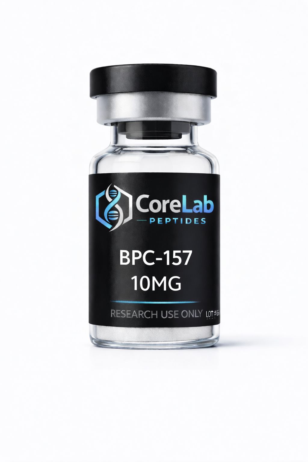 BPC-157 10mg research peptide vial